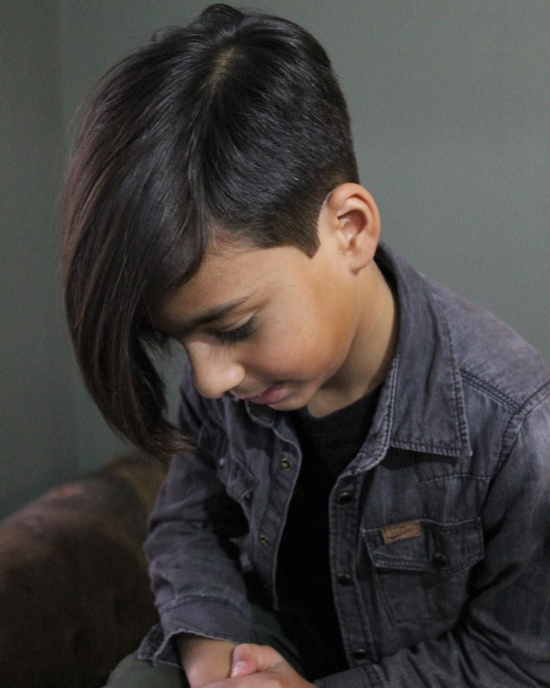 Стрижка с паутинкой для мальчика