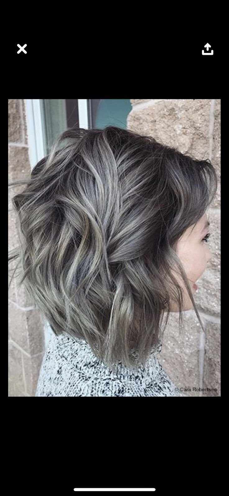 Темно пепельный на короткие волосы