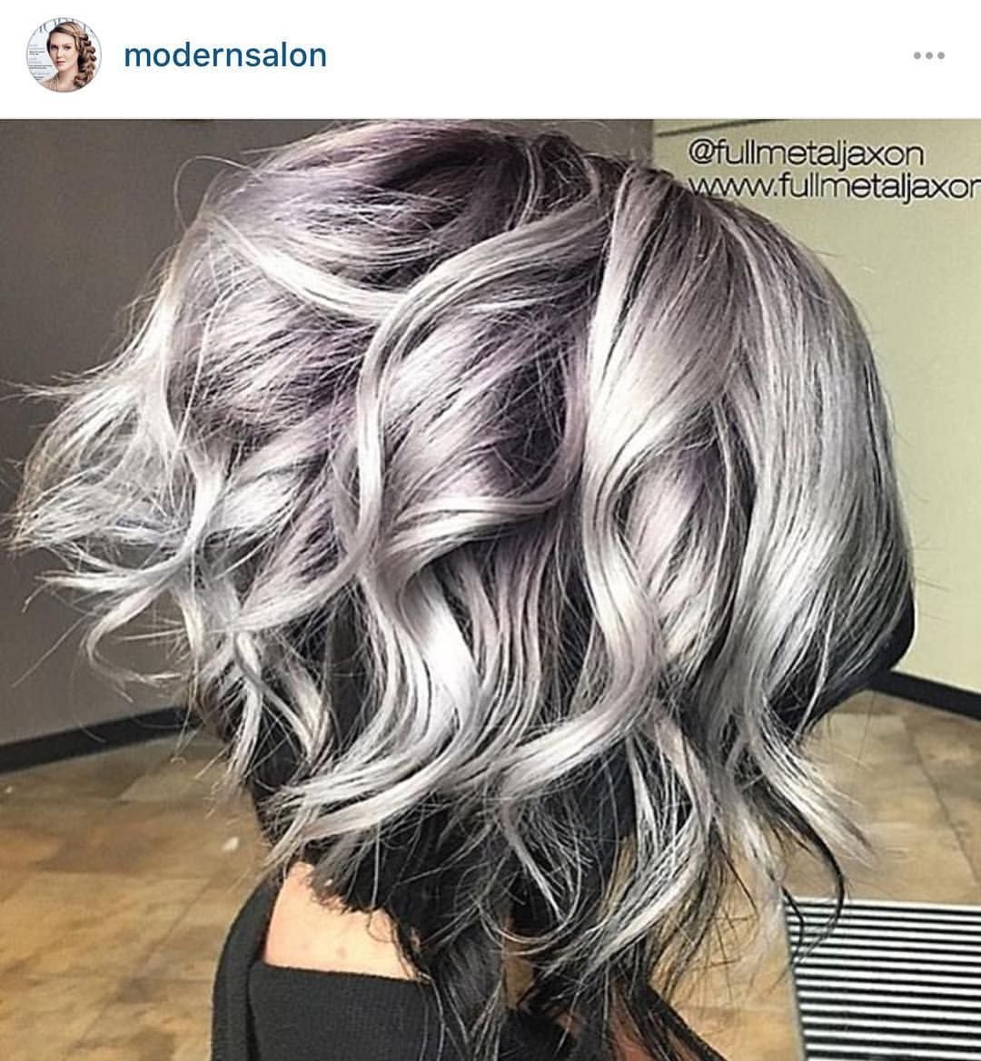 Пепельный балаяж каре 2020