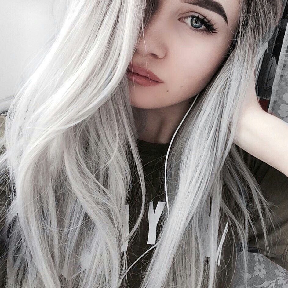 Блонд с темными корнями