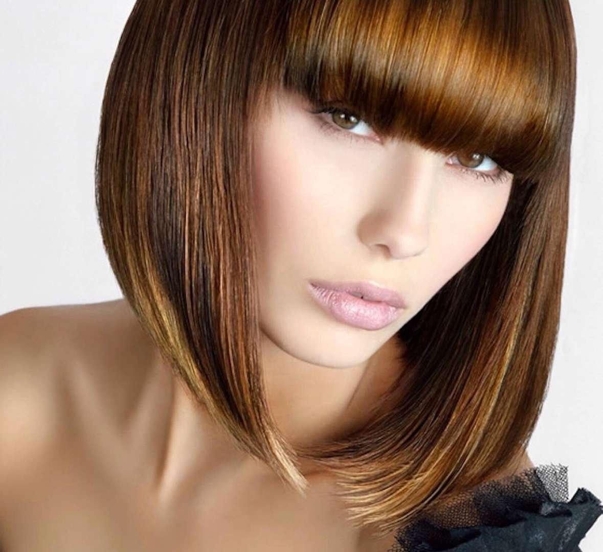 Балаяж с челкой