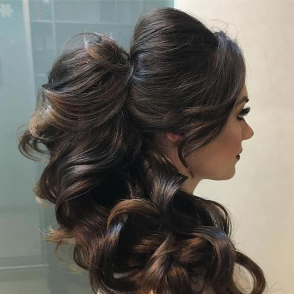 Прически с начесом на длинные волосы