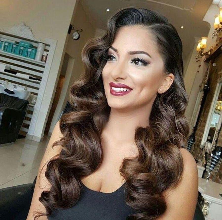 Вечерняя прическа мальвинка на средние волосы