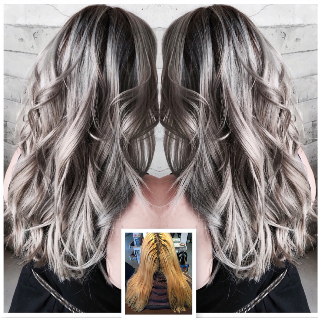 Седой балаяж