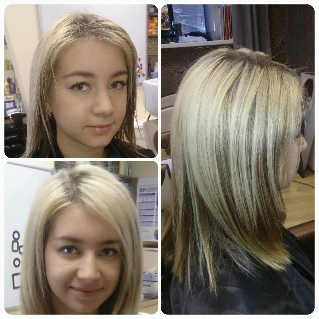 Боб каре до и после
