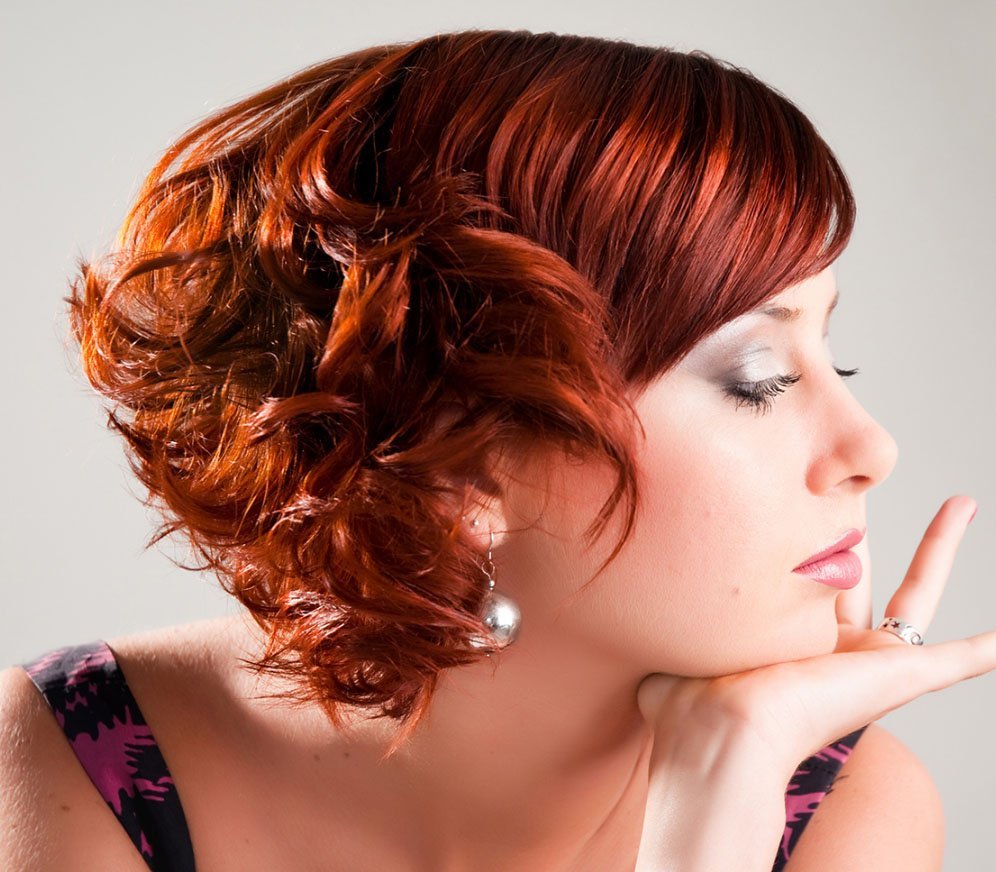 Колорирование на короткие волосы