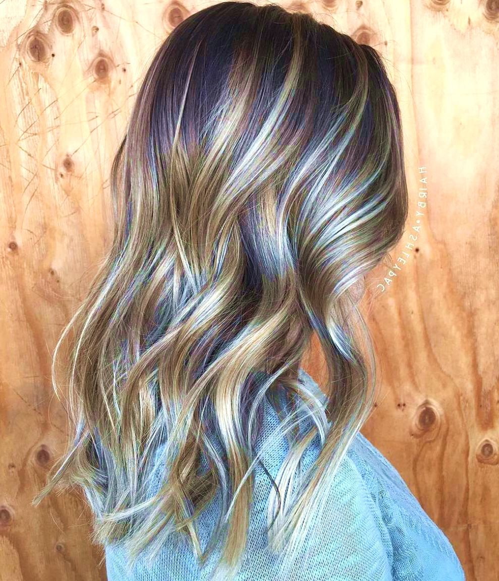 Мелирование платинум