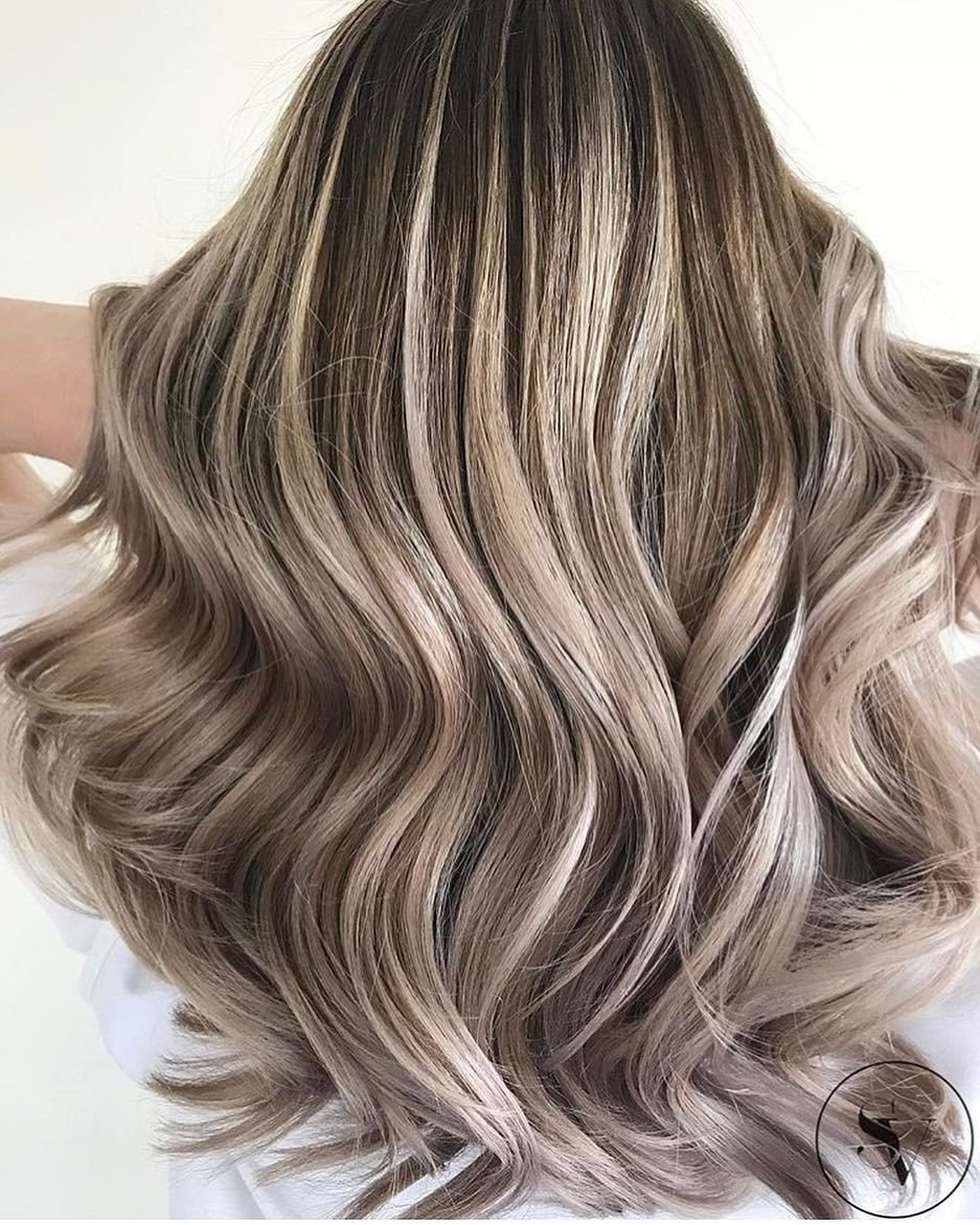 Мелирование пепельно русых волос