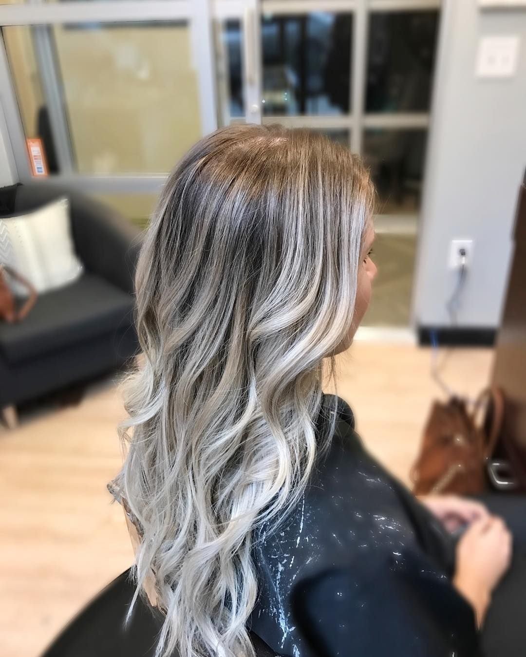 Мелирование Сильвер грей