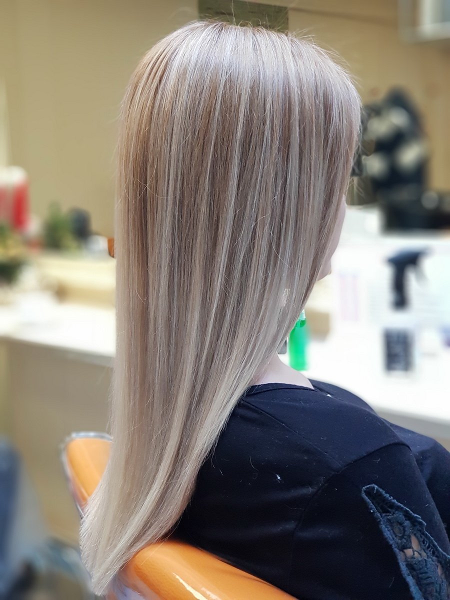 Мелирование пепельно русых волос