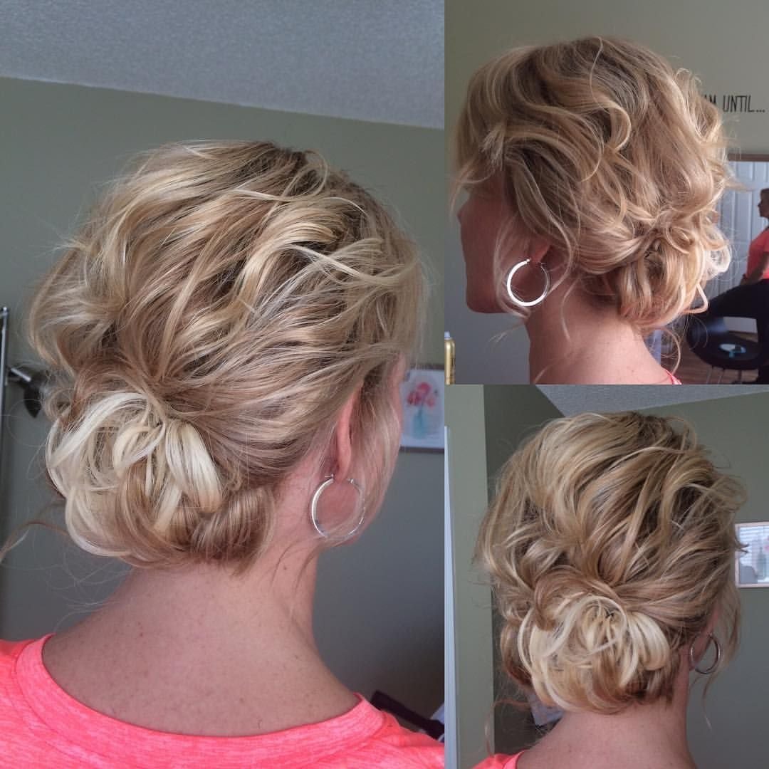 Собранные прически на короткие волосы