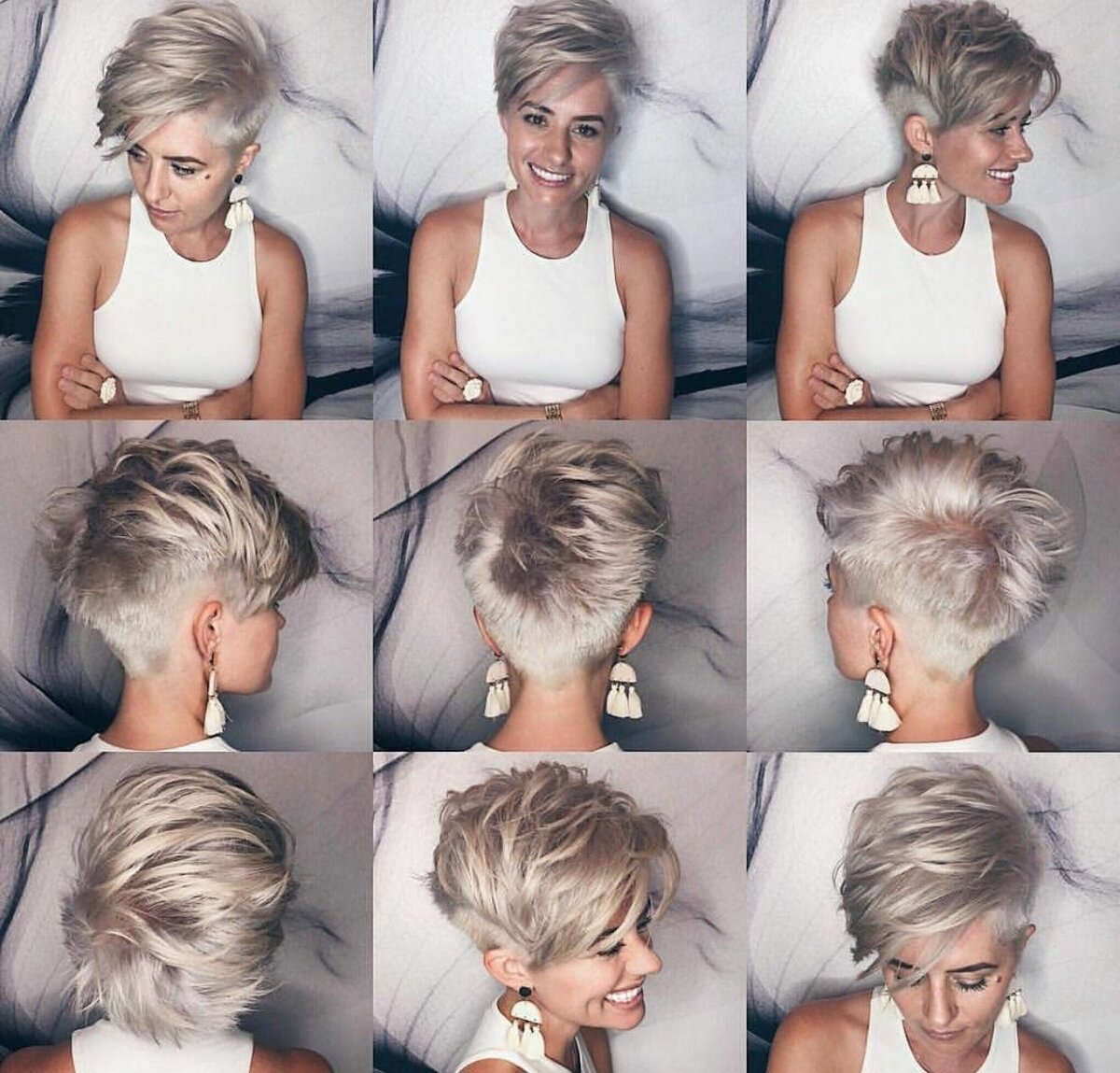 Анжелика Гречкина стрижки Пикси