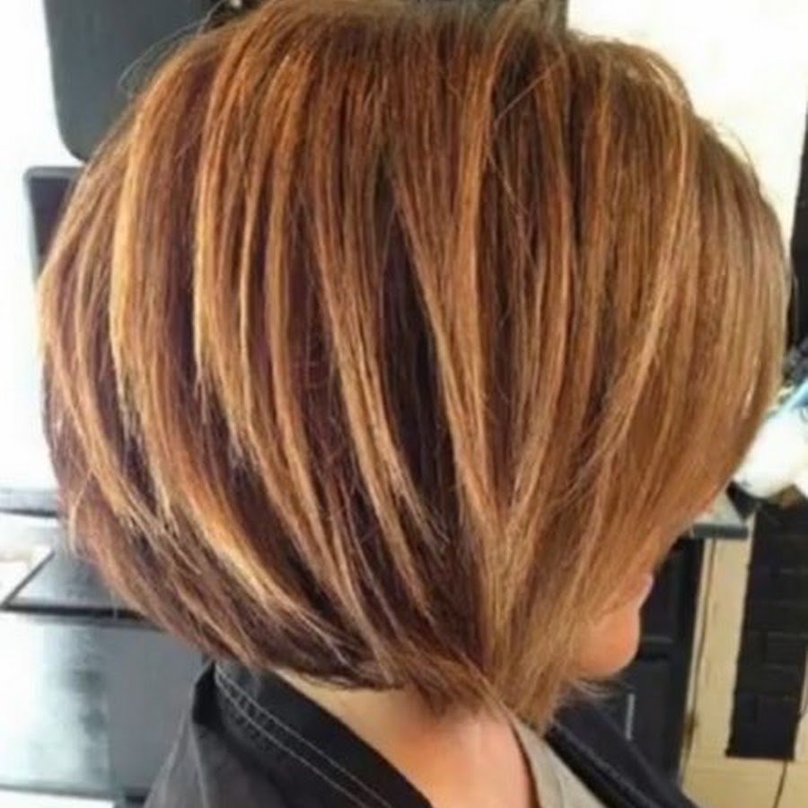 Короткие стрижки с медным цветом