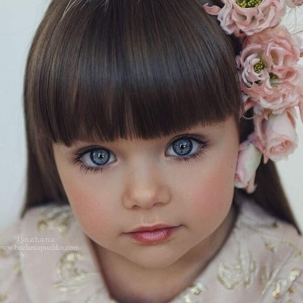 Каштановые волосы Эстетика