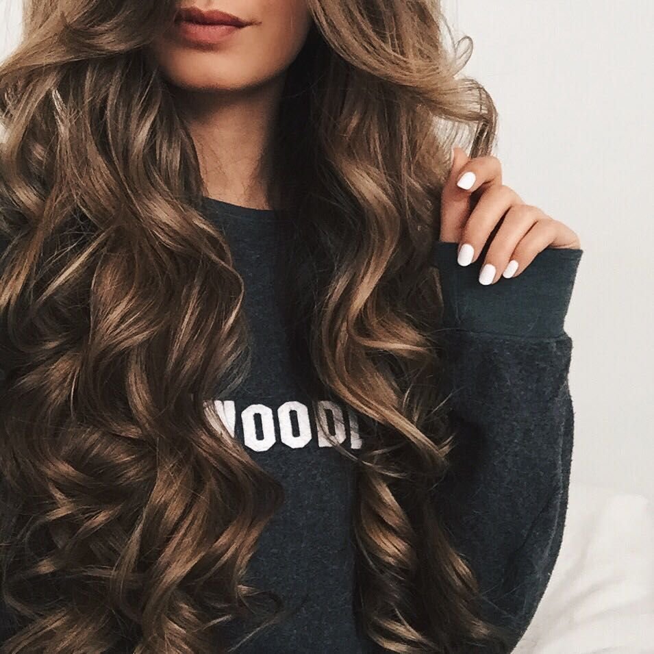 Каштановые волосы у девушек