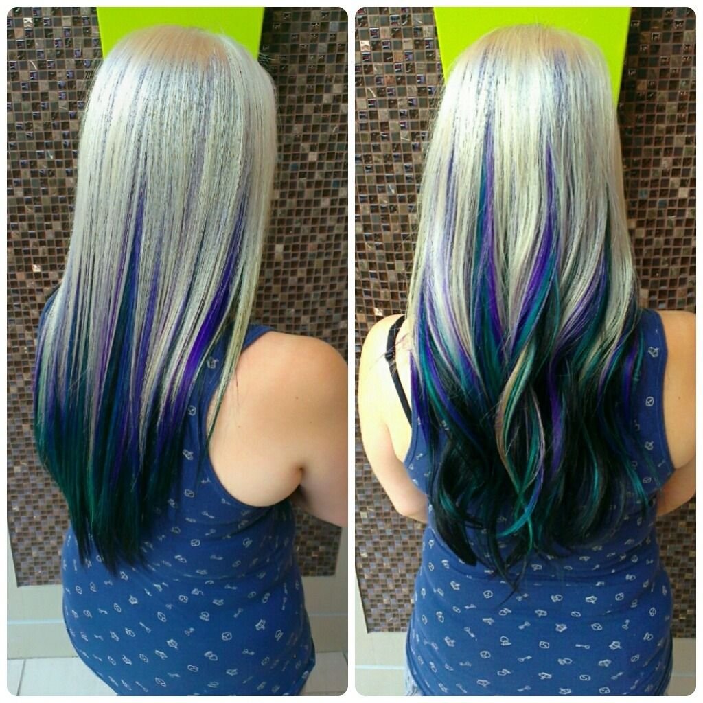 Синие волосы