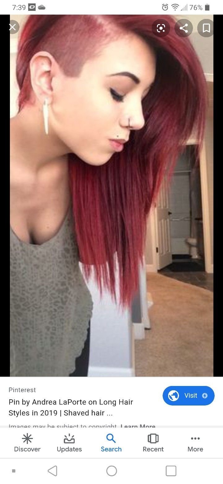 Женские стрижки с выбритым боком