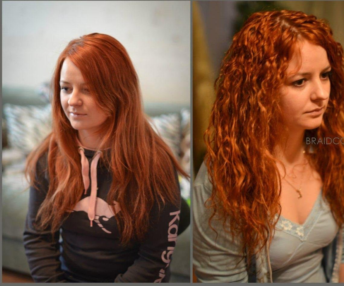 Химия на волосах окрашенных хной