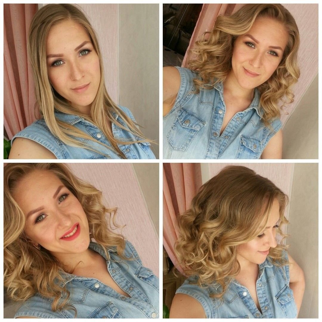 Объемные Локоны на негустые волосы