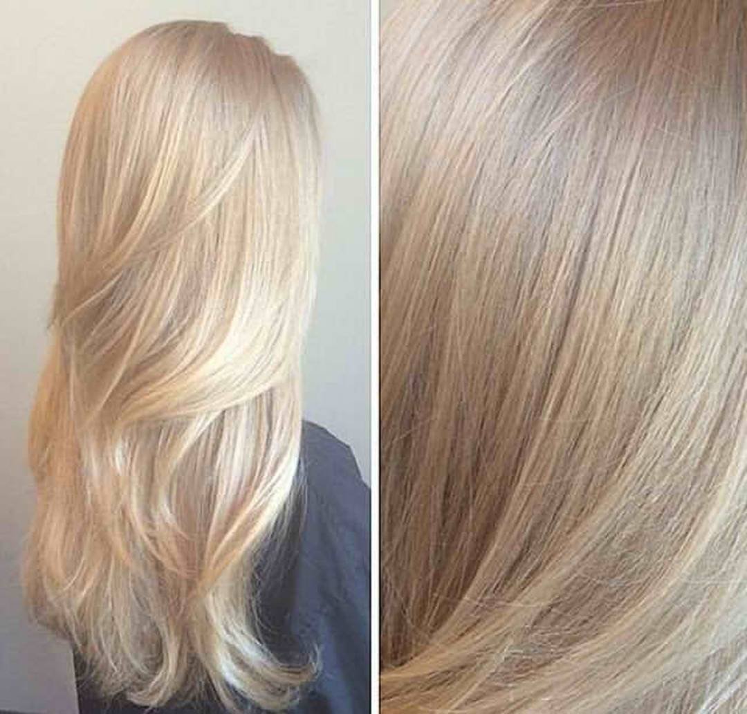 Тонирование блондинок