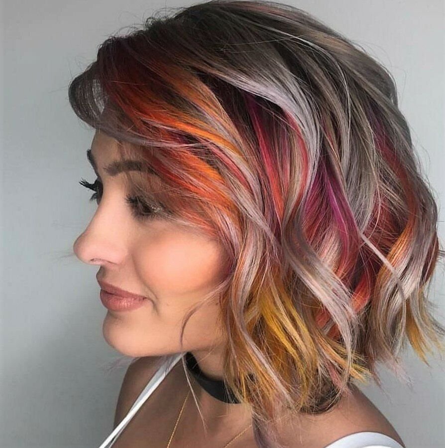 Креативное окрашивание волос