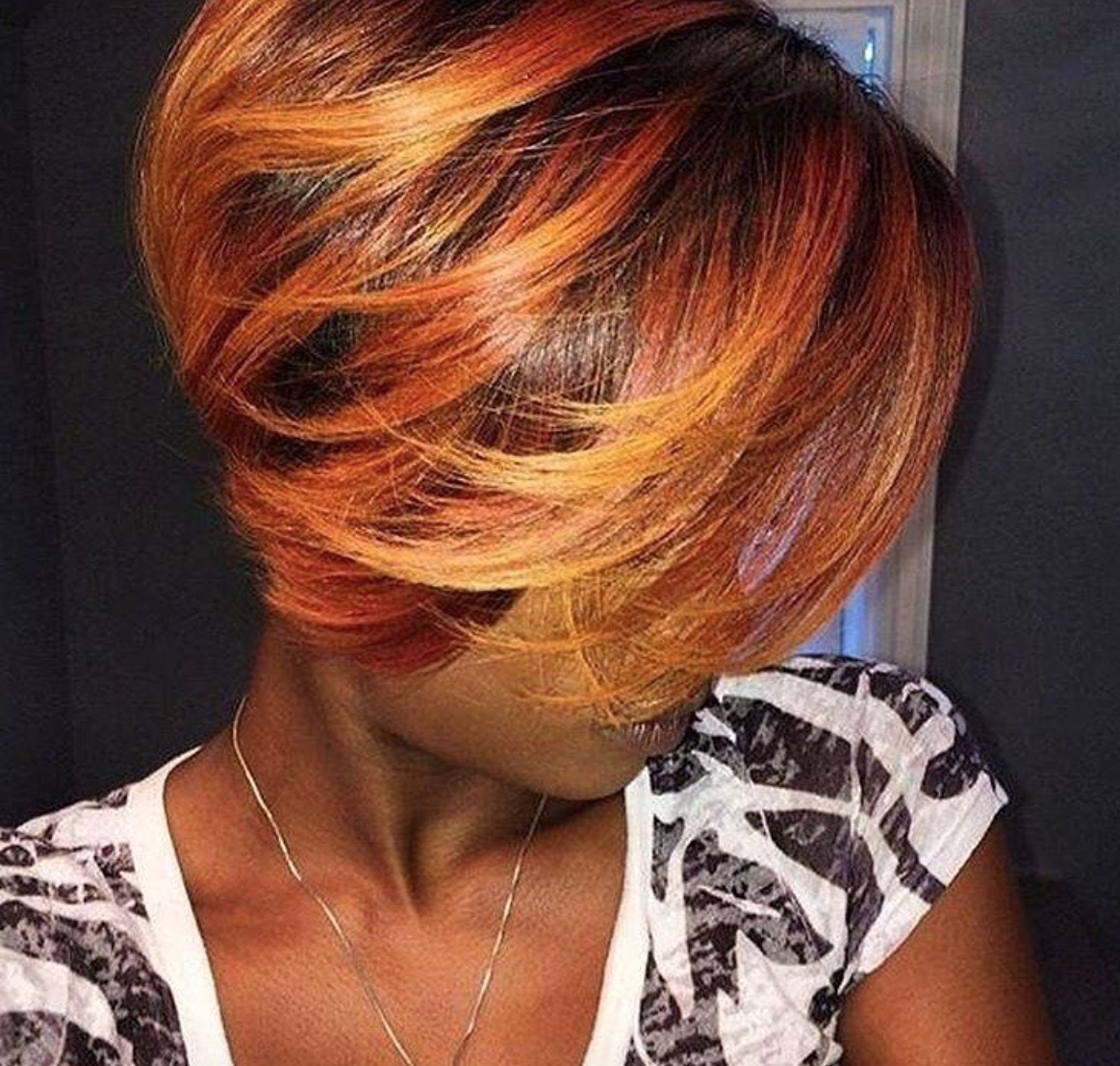 Пикси Боб на красные волосы