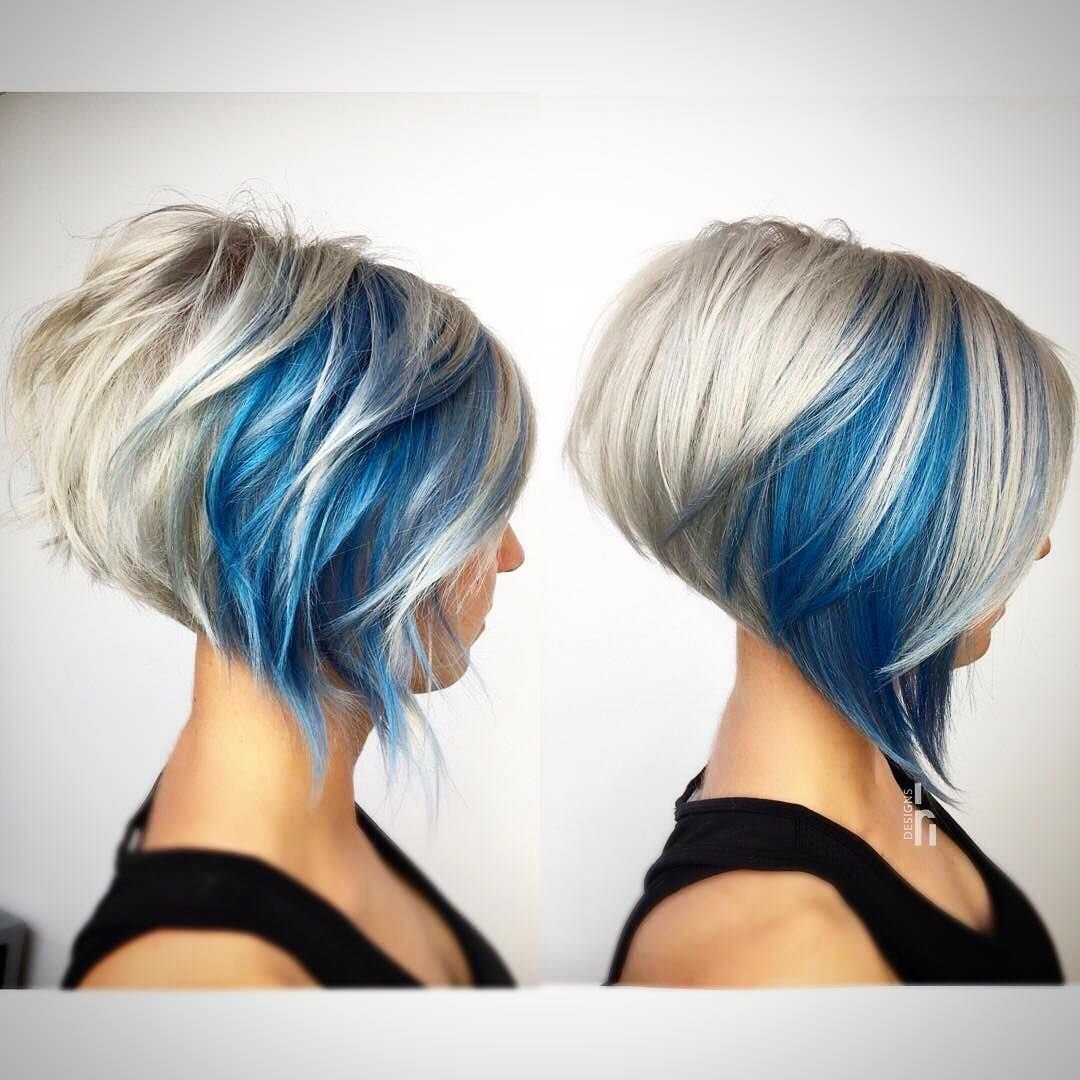 Цветные цвета для волос 2021 на короткие волосы