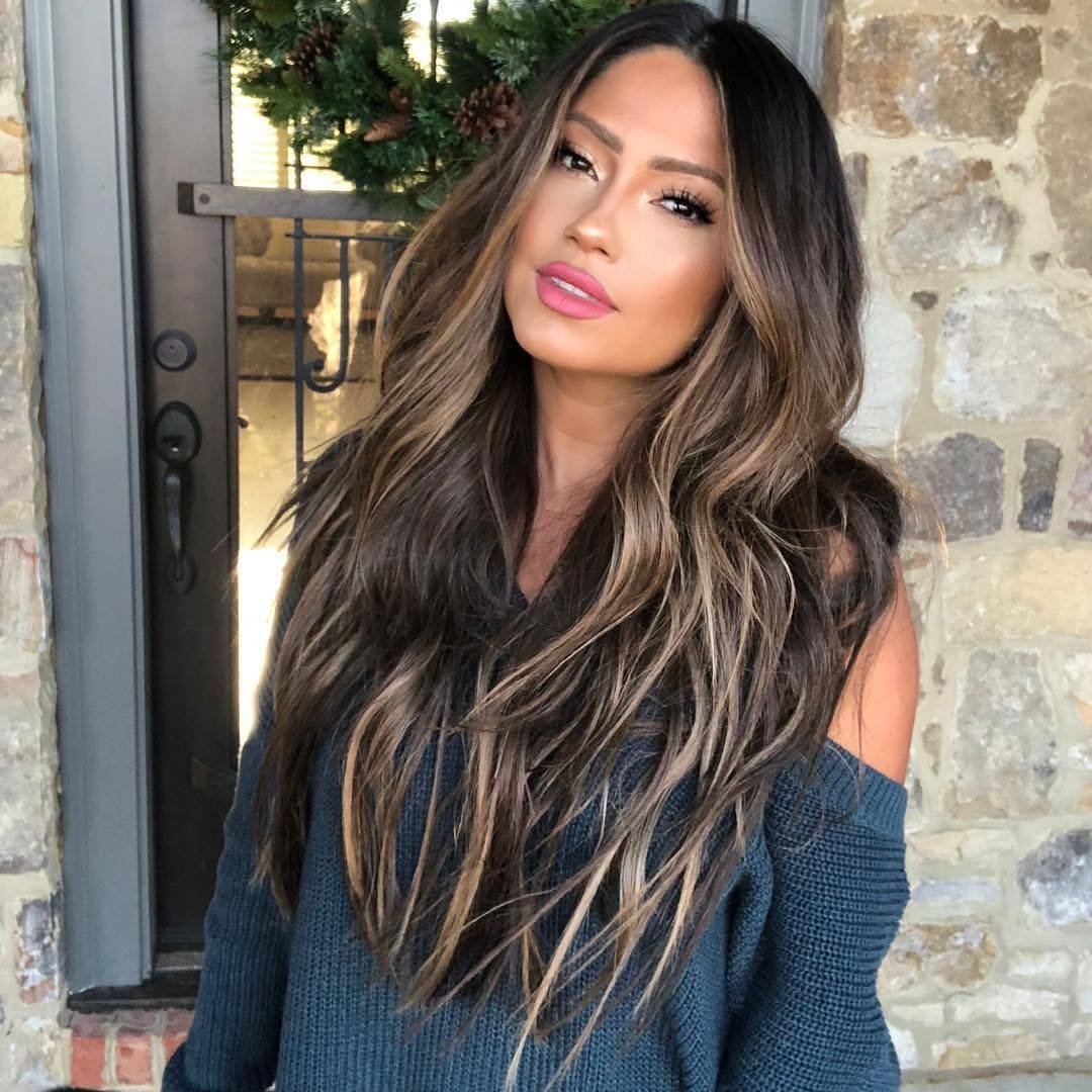 Окрашивание для брюнеток