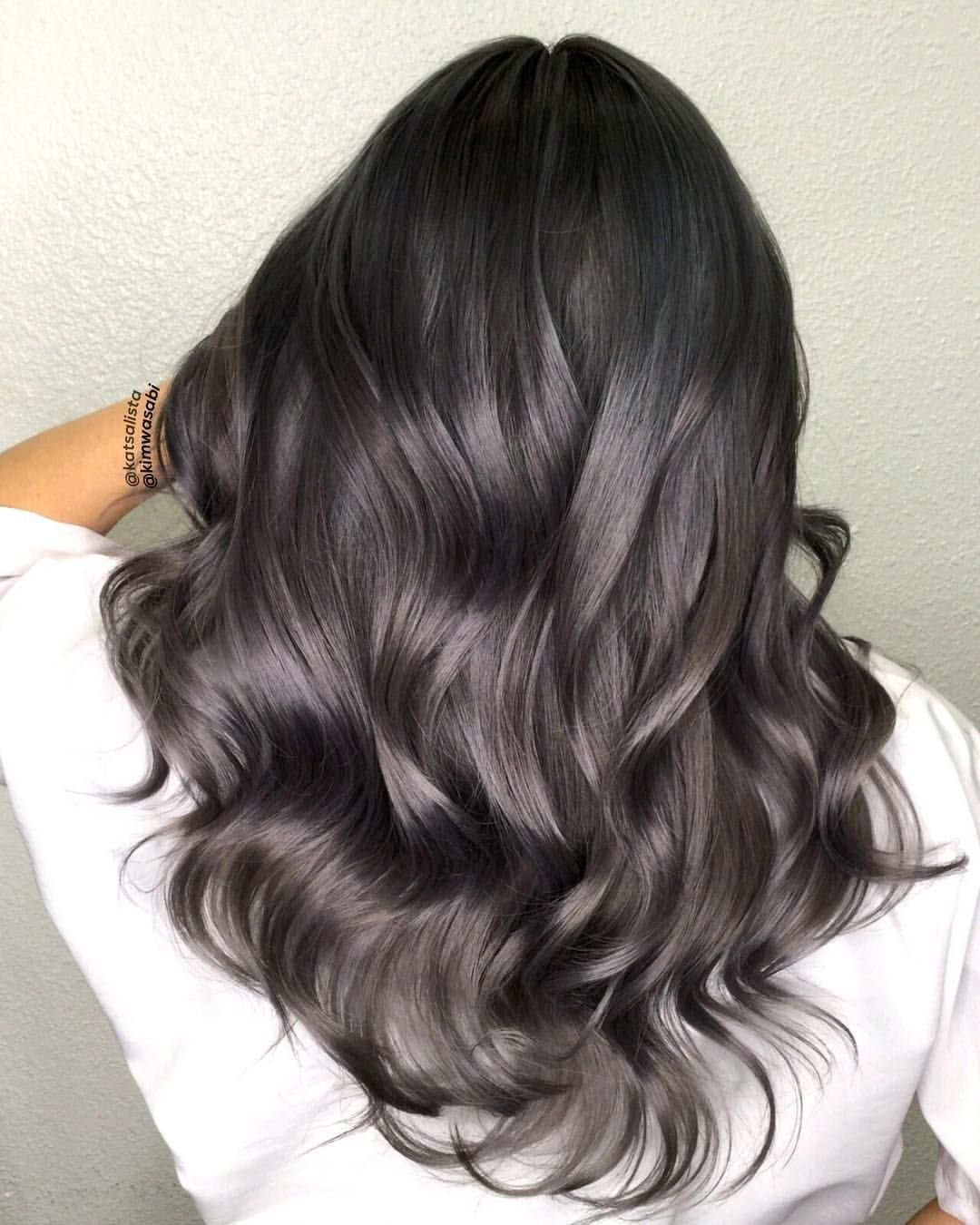 Темный шатен пепельный