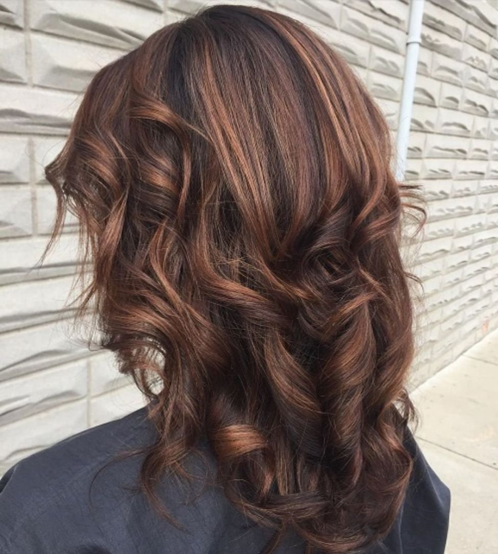 Балаяж каштан Боб