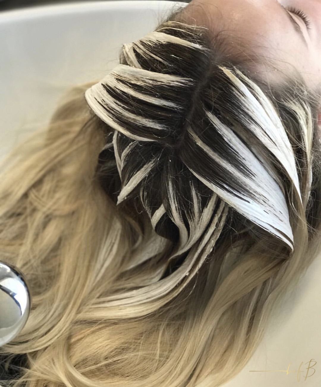 Мелирование техника балаяж