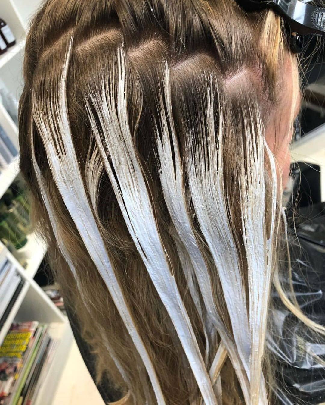 Мелирование техника балаяж