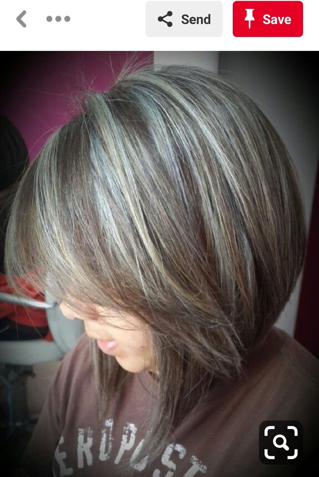 Мелирование волос на Седые волосы