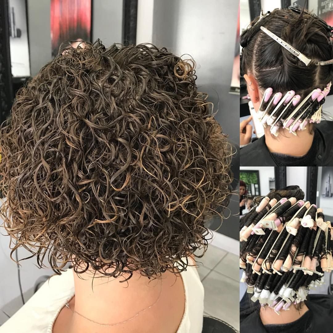 Вертикальная хим завивка на коклюшки