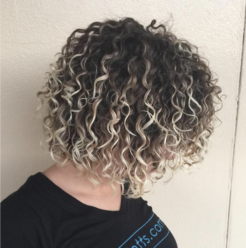 Афро кудри биозавивка