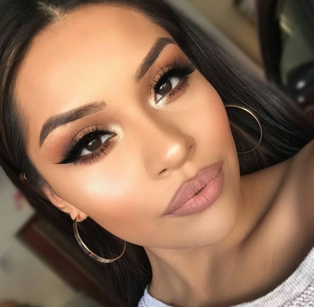 Макияж для карих глаз