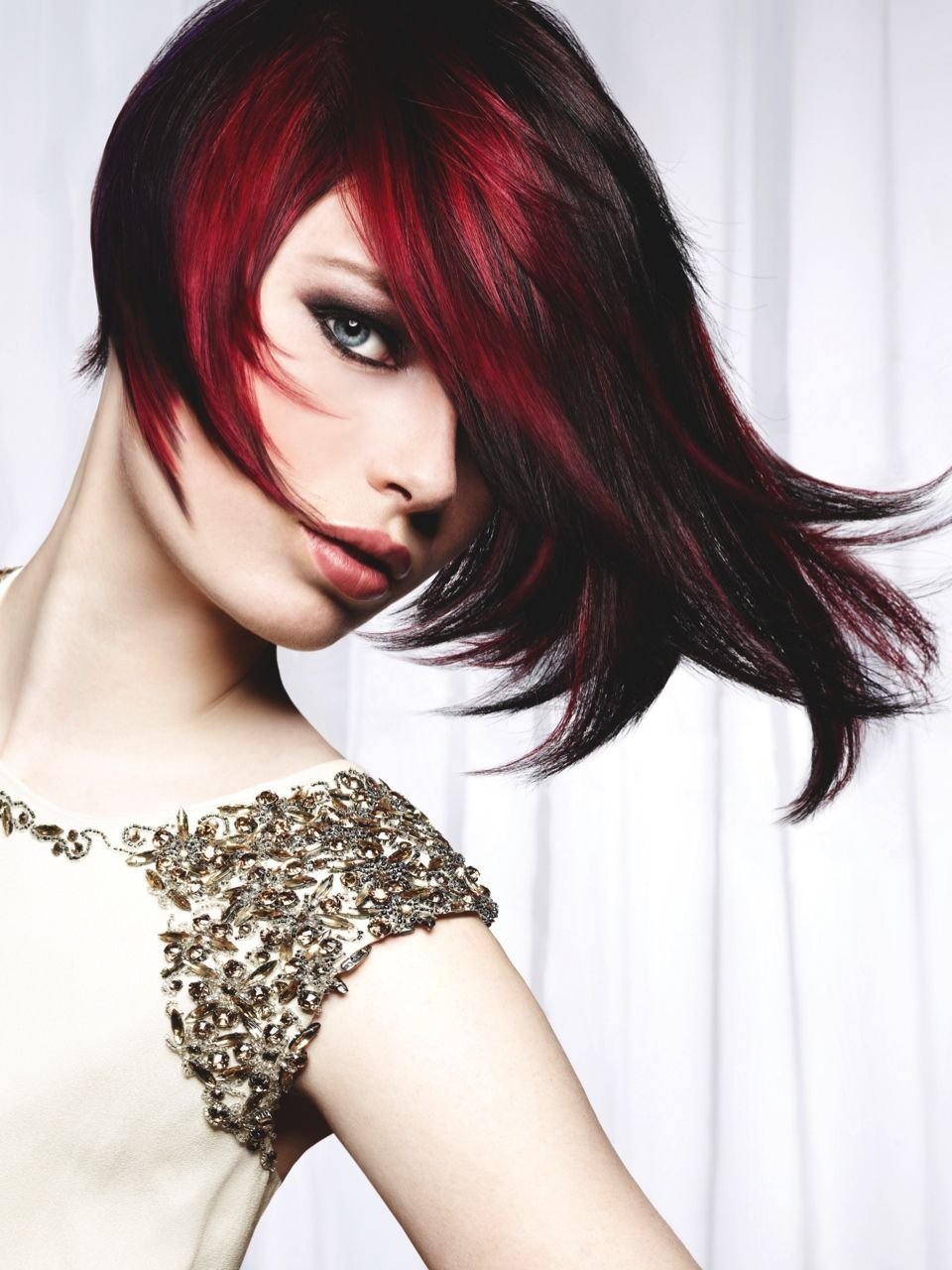 Мажиконтраст мелирование на темные волосы