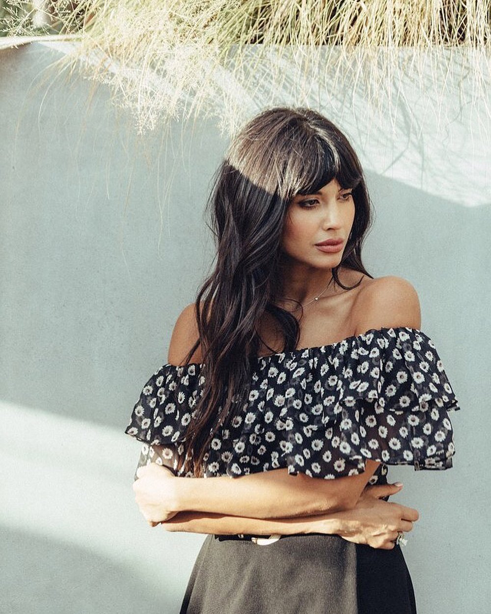 Корейские стрижки на длинные волосы с челкой