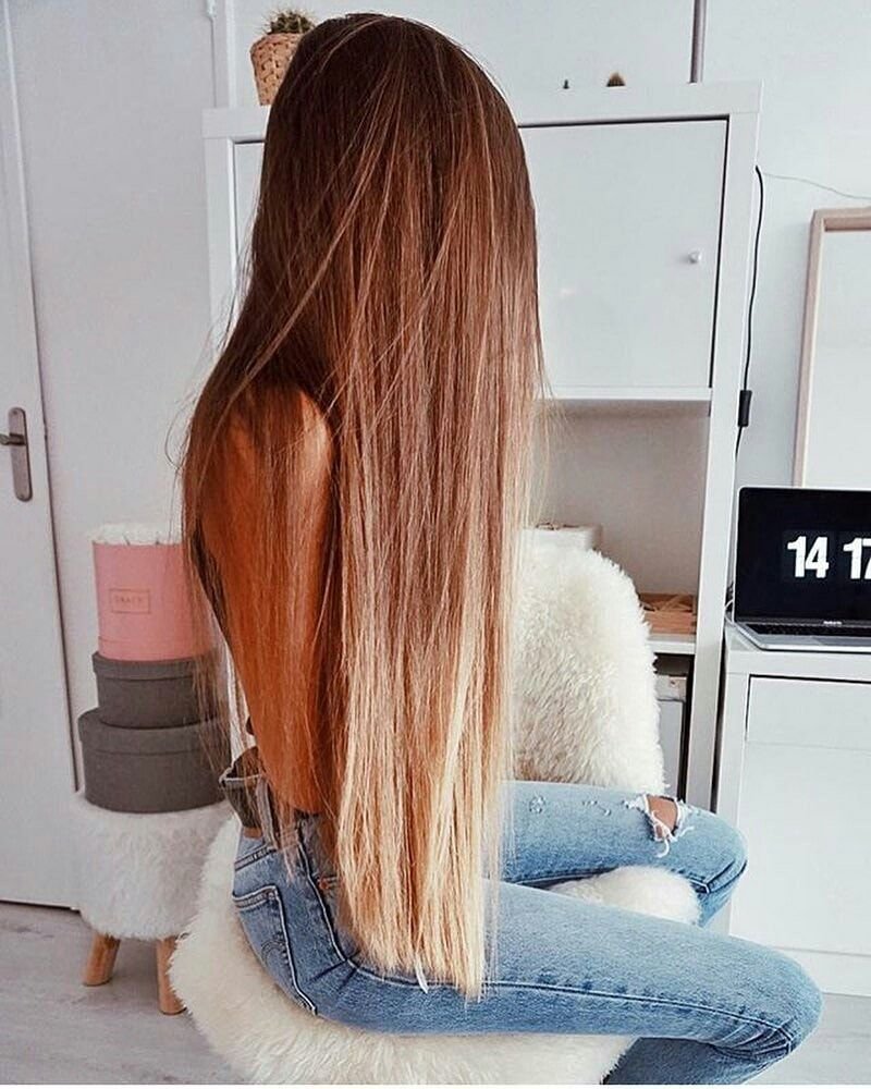 Волосы до поясницы