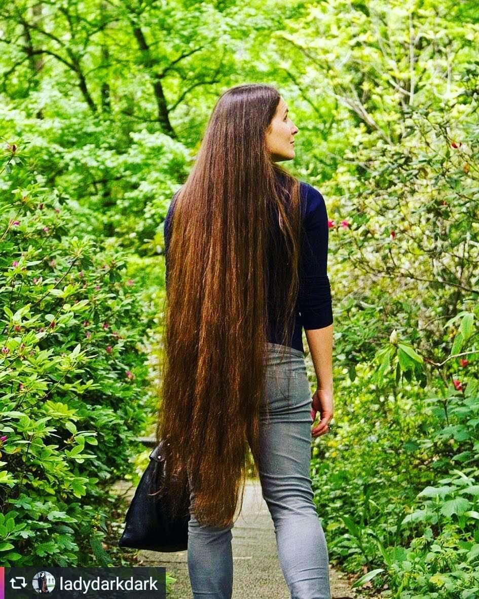 Длинные ровные волосы