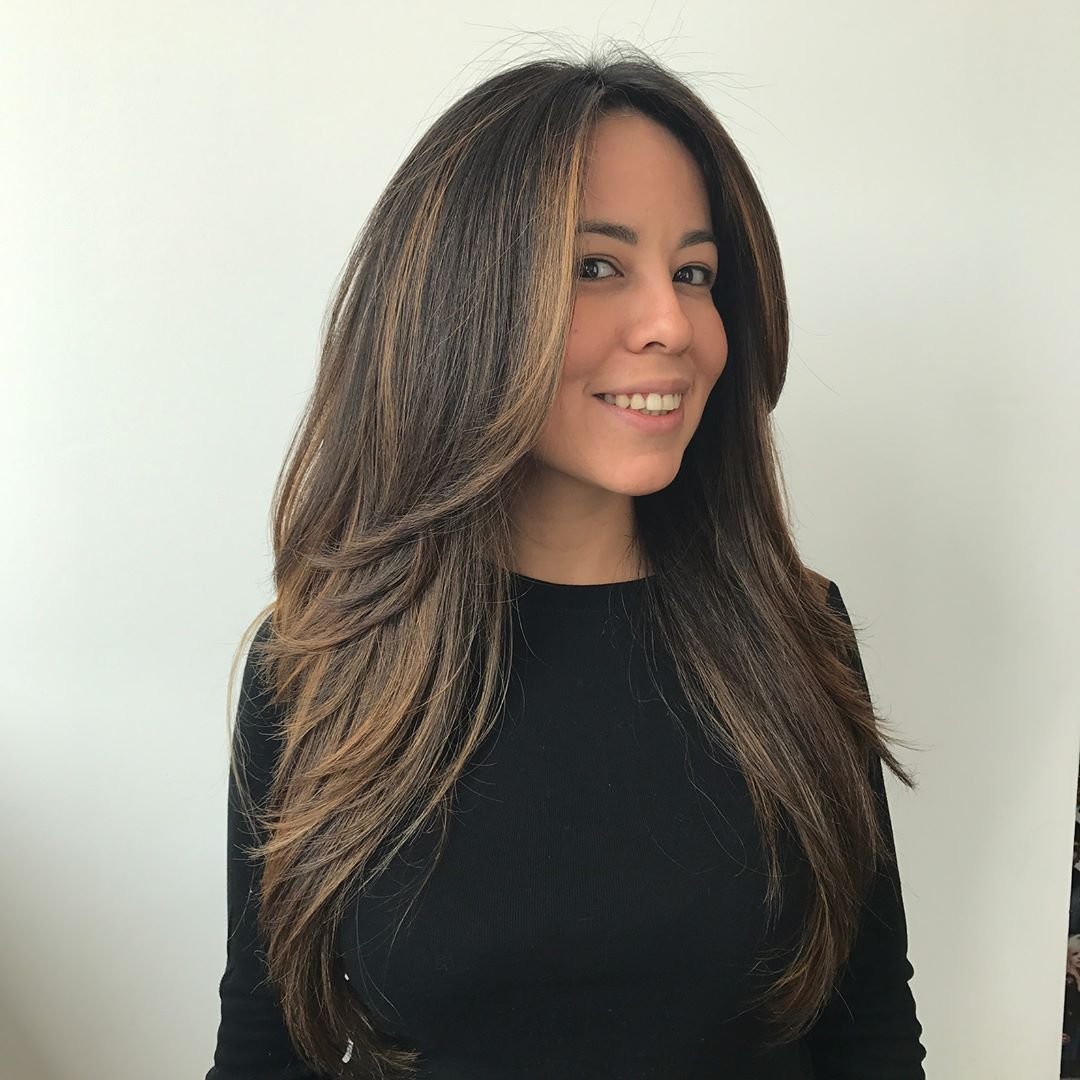 Длинные густые золотые волосы