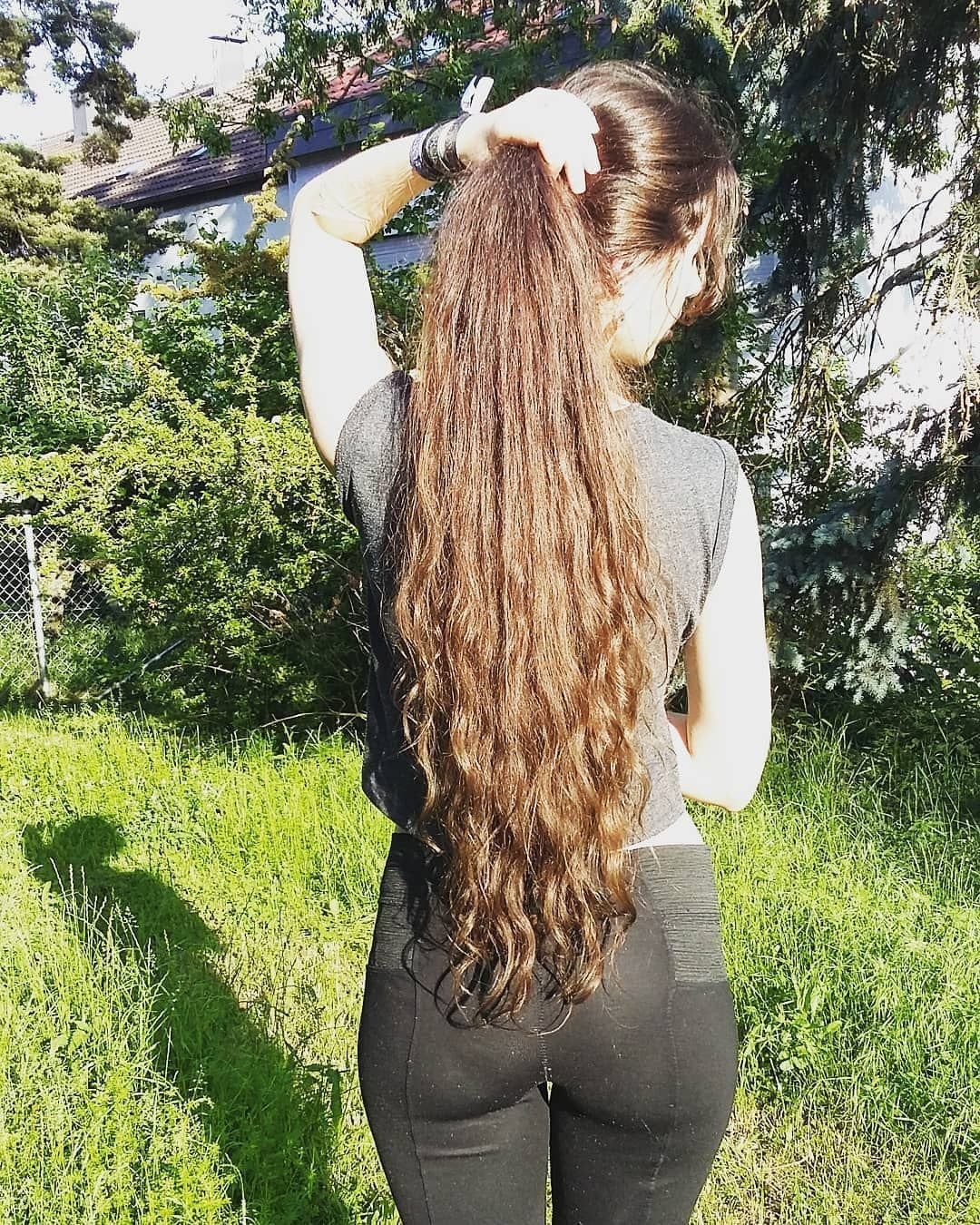 Фотосессия с длинными волосами