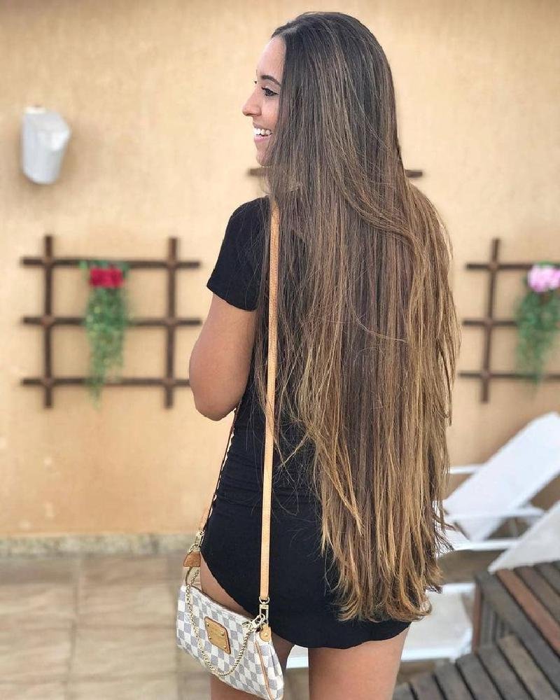 Красивые волосы до талии