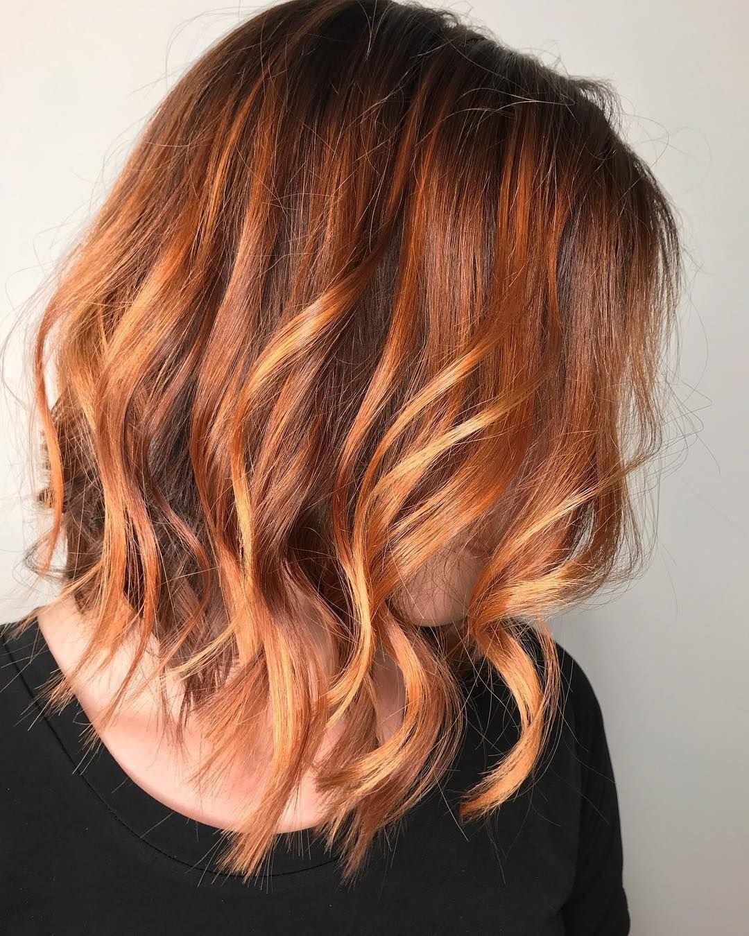 Рыжие ПРЯТКИ на светлых волосах