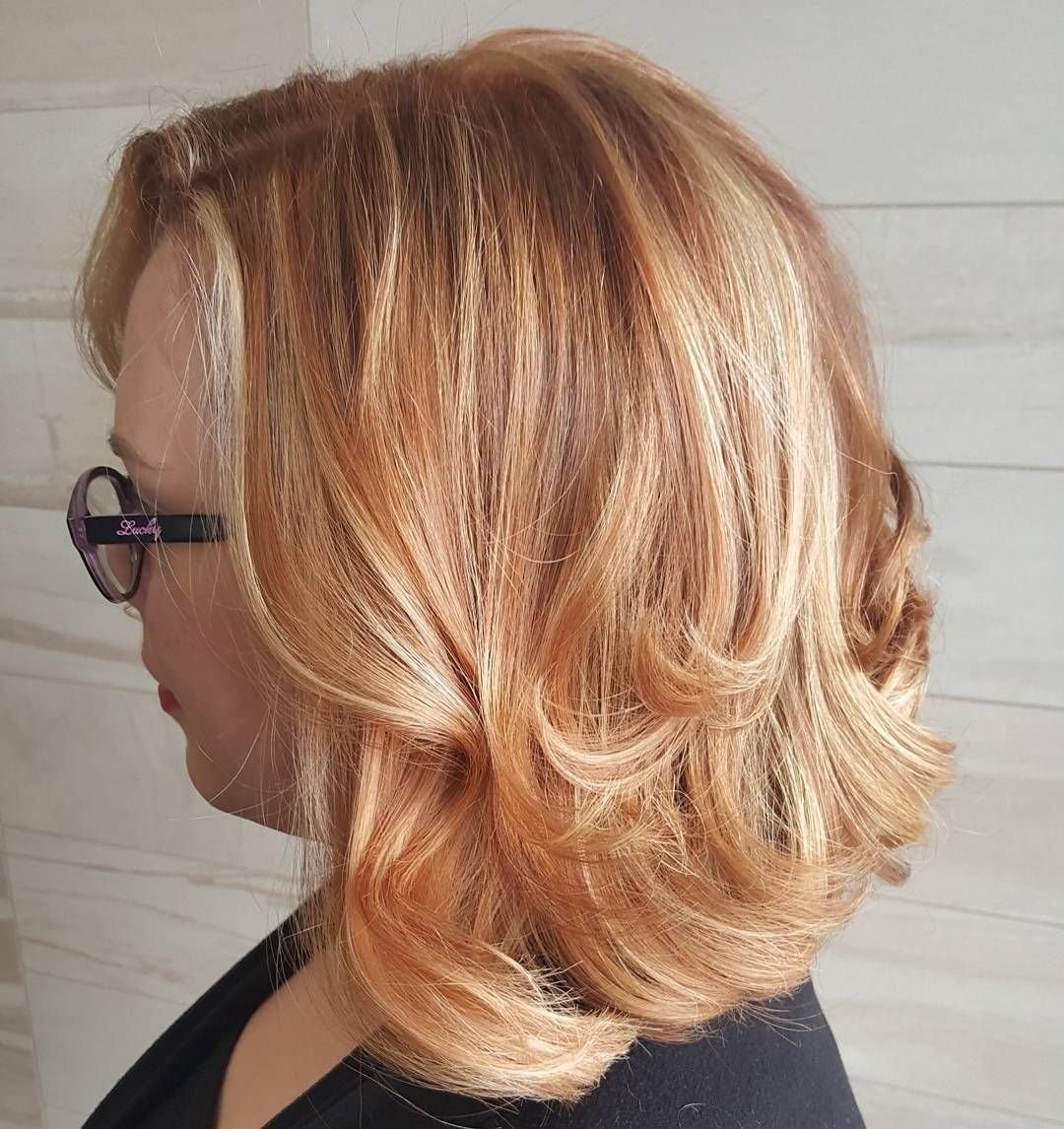 Мелирование на рыжие волосы короткие