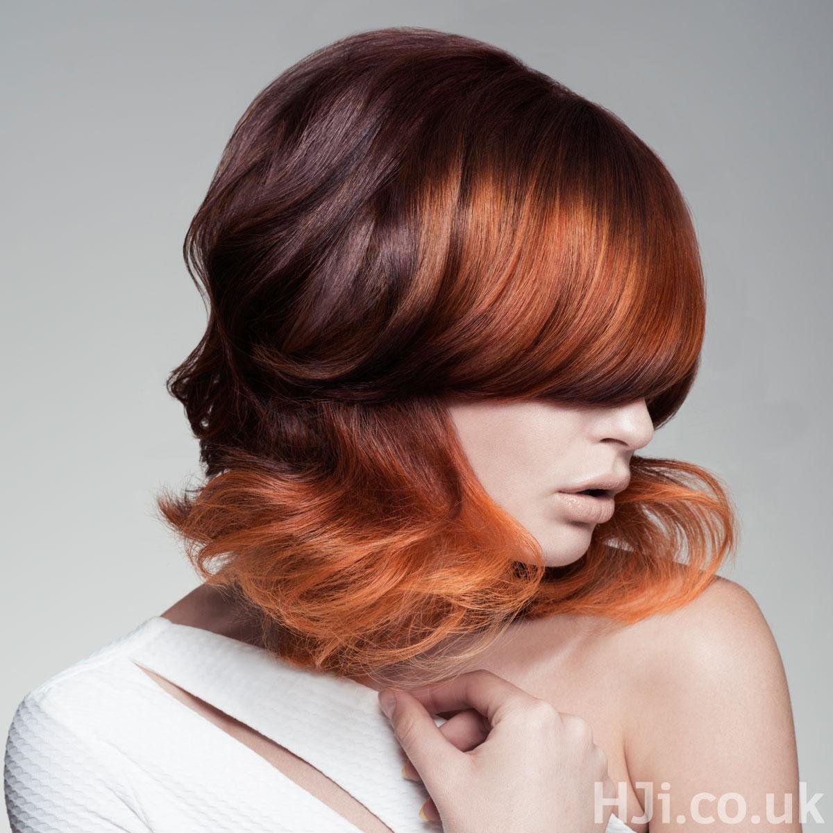 Колорирование на каре с челкой