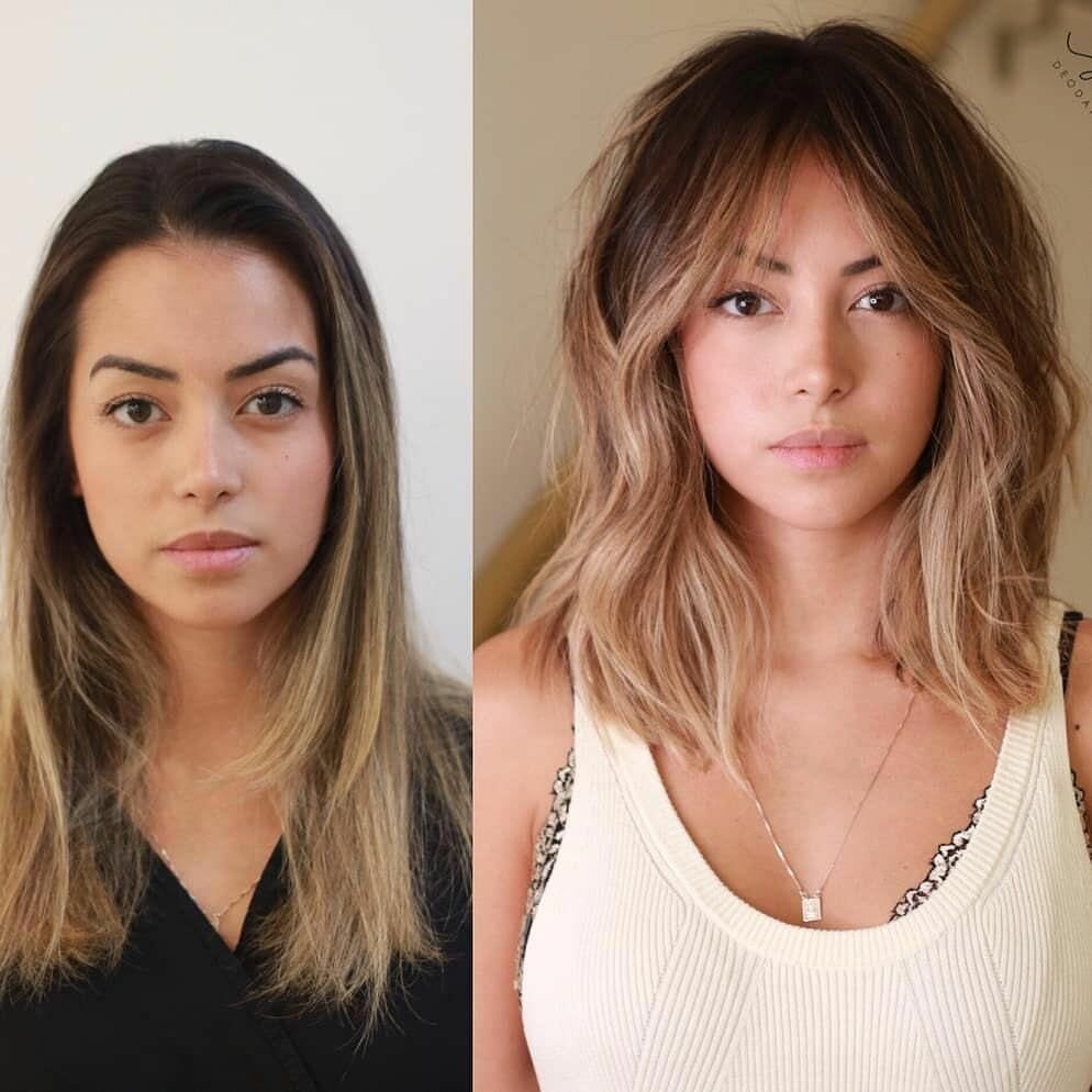 Сазан Хендрикс с челкой