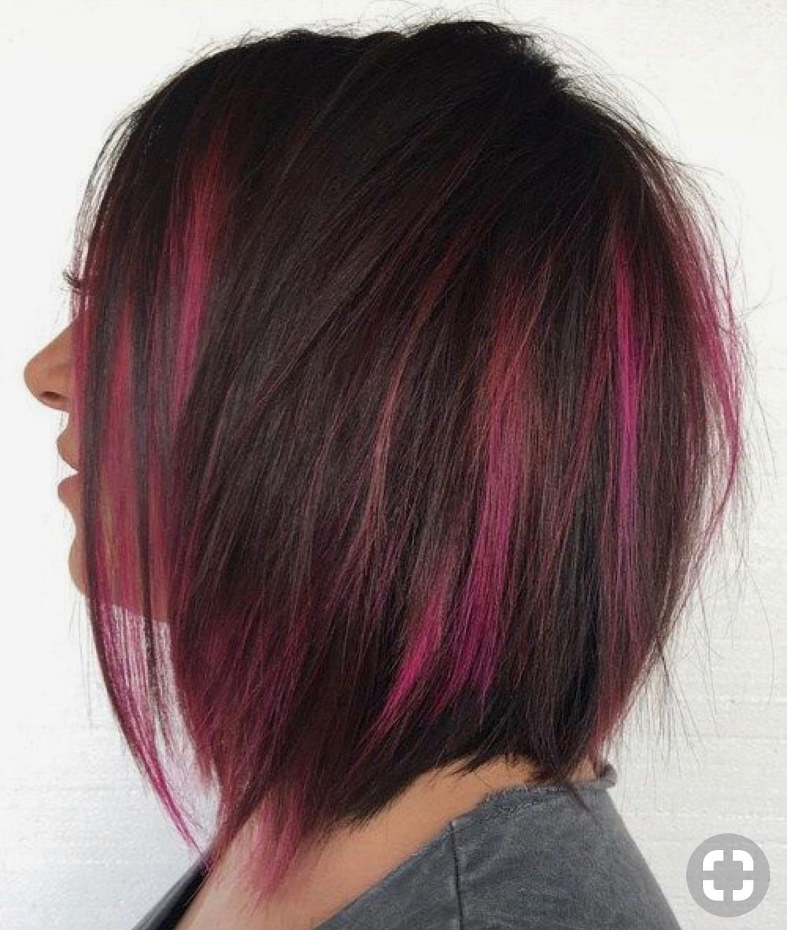 Лонг Боб бургунди