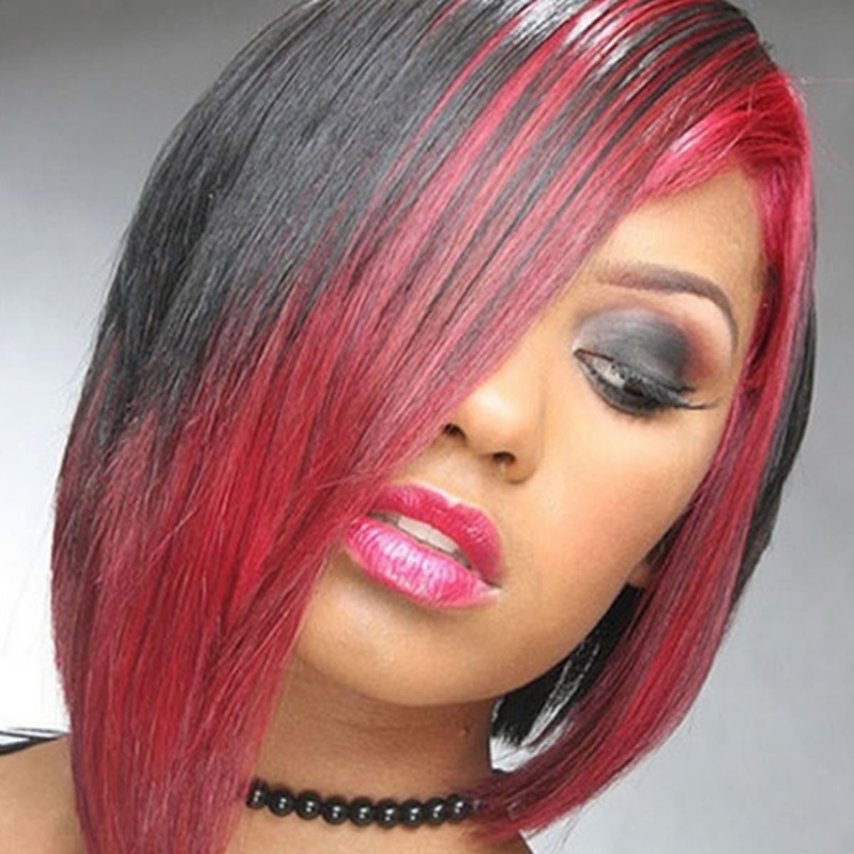 Двойное окрашивание волос на каре