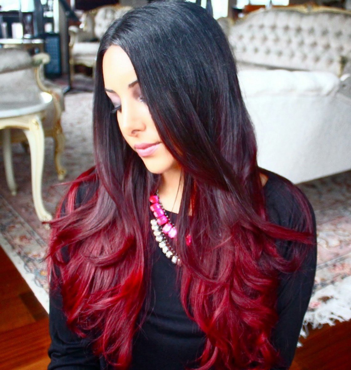 Окрашивание волос Бургундия Божоле